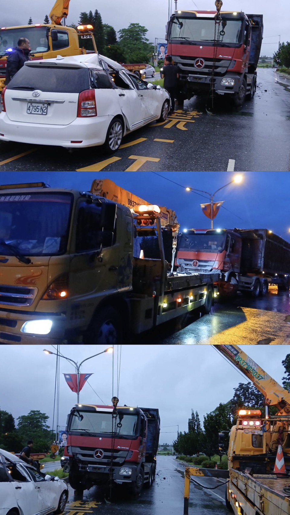 花蓮機場聯結車雙吊桿救援案例4